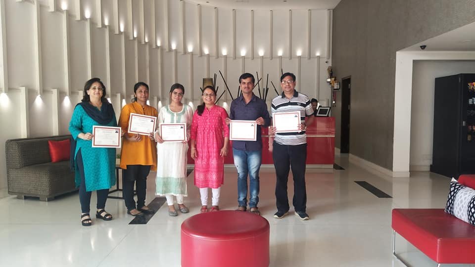 Reiki training group with Poonam Jain